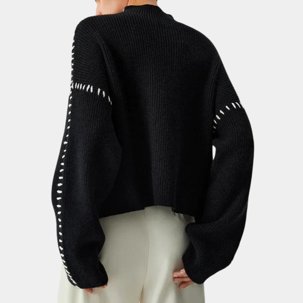 Amaia - Fashionable Knitted Summer Jumper for Women