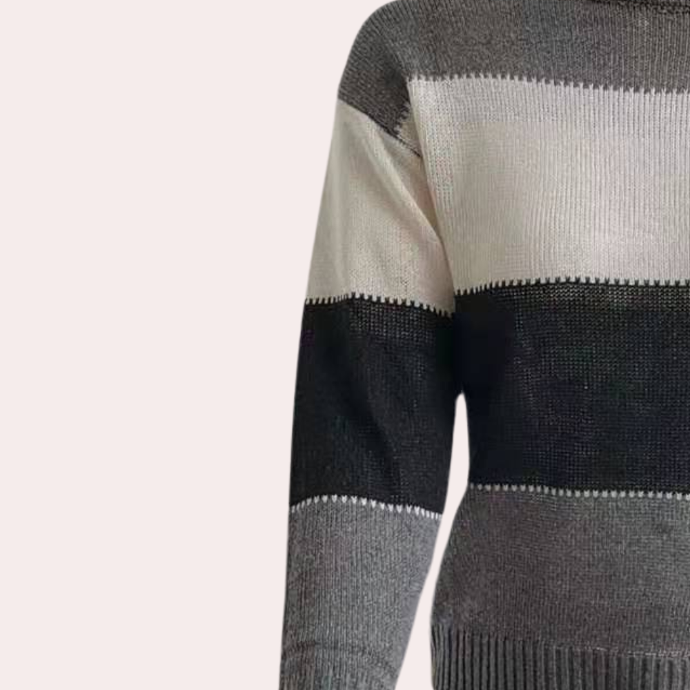 Claire - Chic Striped Ladies' Jumper for Summer