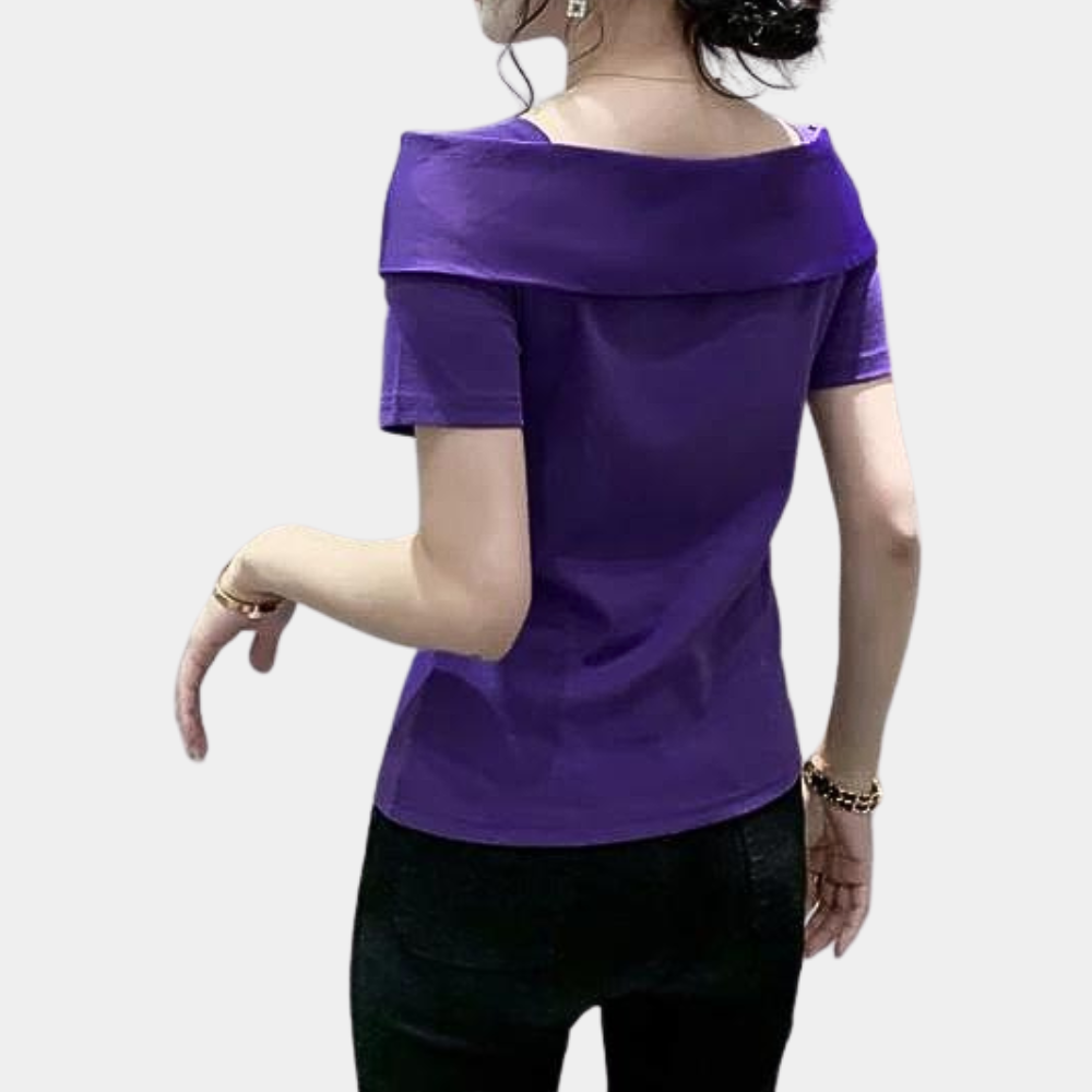 Belinda - Charming Summer Bow Blouse for Women