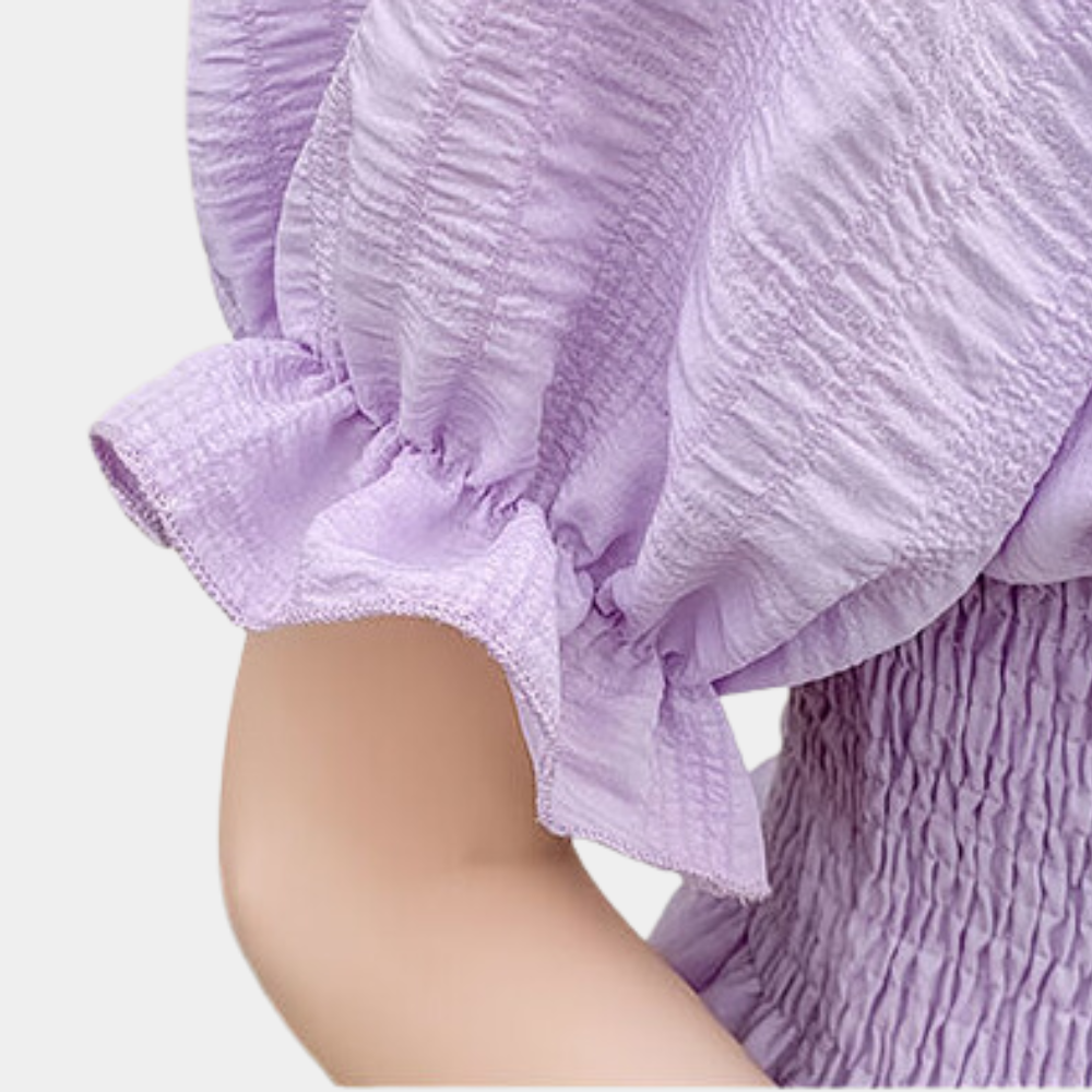 Agnes - Modern Summer Blouse with Puff Sleeves for Spring and Summer