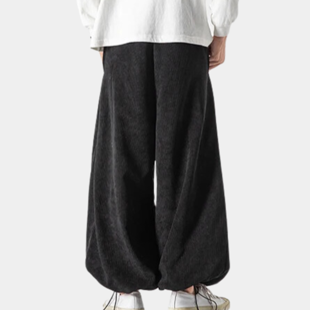 Adrian - Trendy Corduroy Summer Trousers for Men