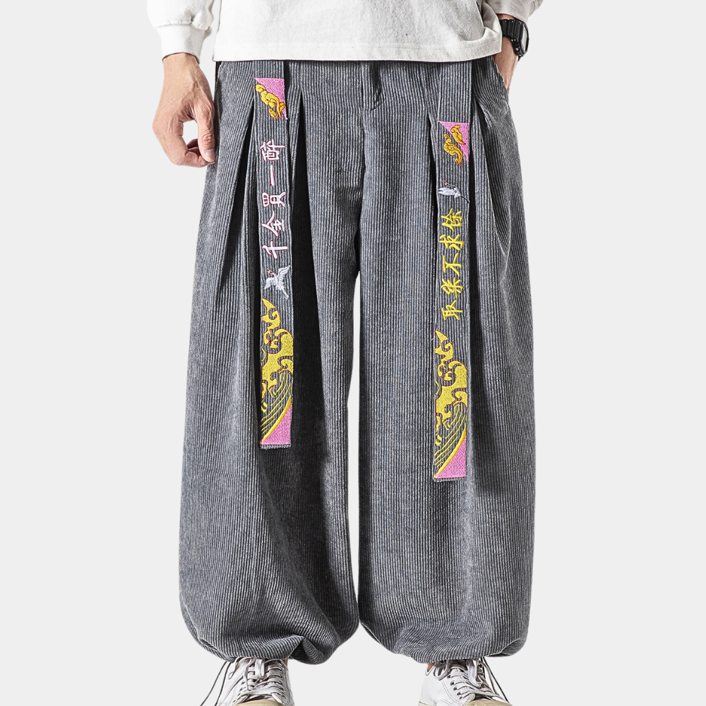 Adrian - Trendy Corduroy Summer Trousers for Men