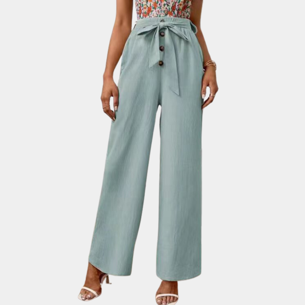 Zosia - Luxe Spring-Summer Trousers for Women, Perfect for Sunny Days