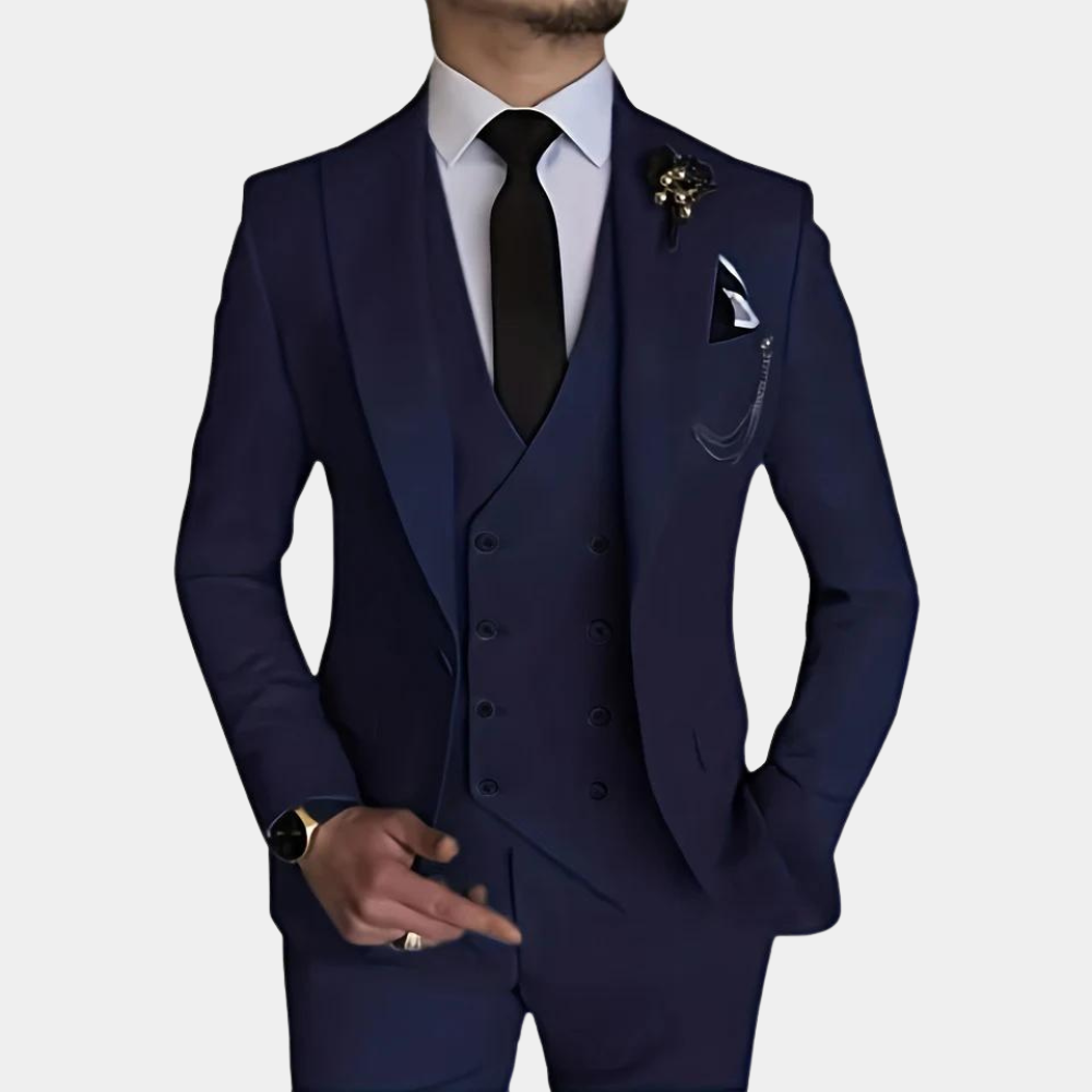 Adron - Refined 3-Piece Men's Suit for Summer