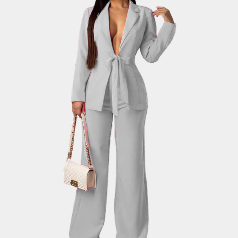 Stylish 2-Piece Blazer Set for Women - Summer Edition
