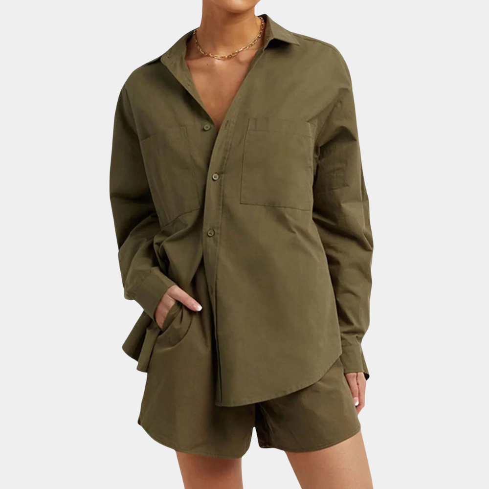 Casual three-piece ladies' set for summer