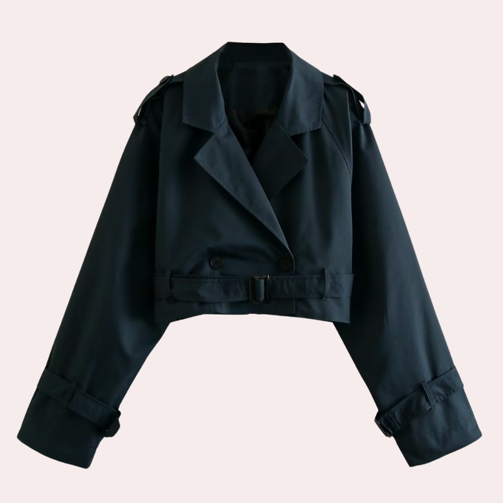 Stylish cropped ladies' jacket for summer