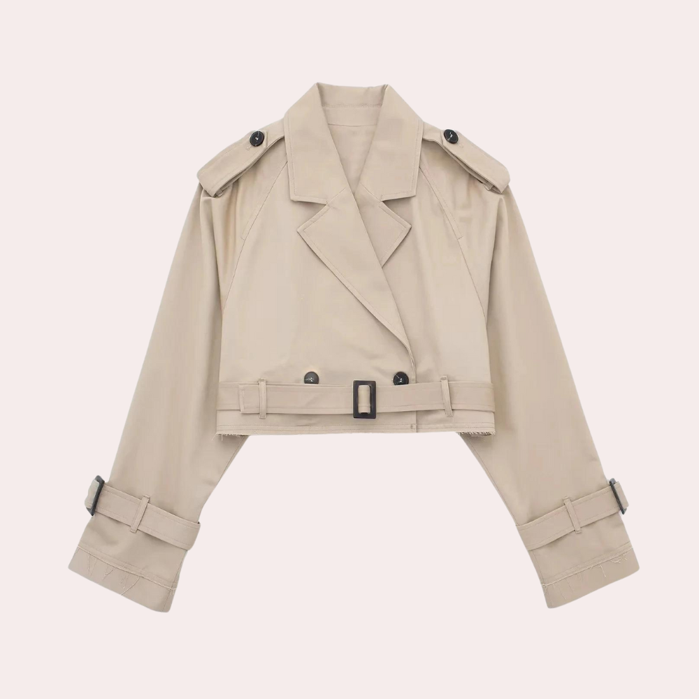 Stylish cropped ladies' jacket for summer