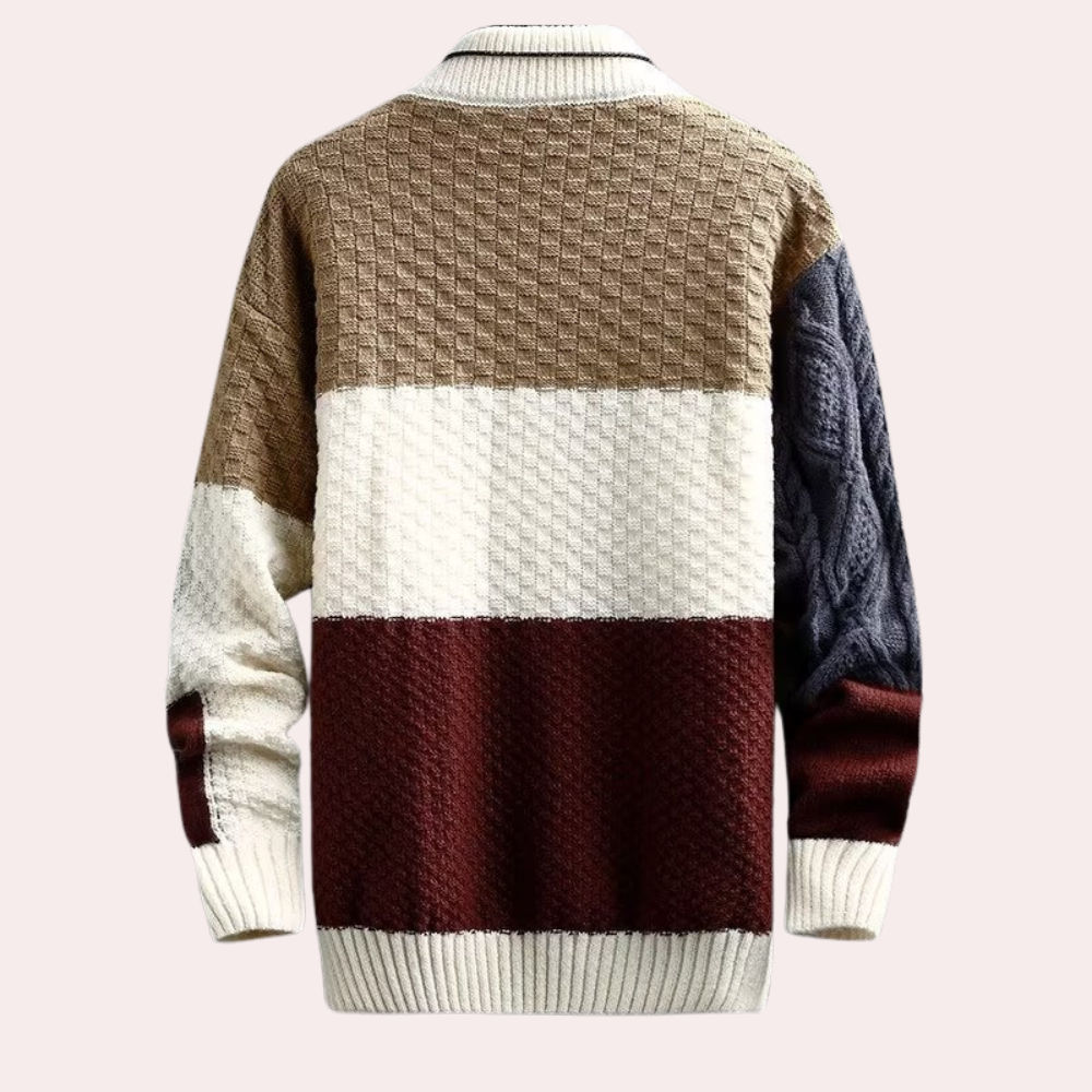 Stylish Knitted Men's Sweater for Summer