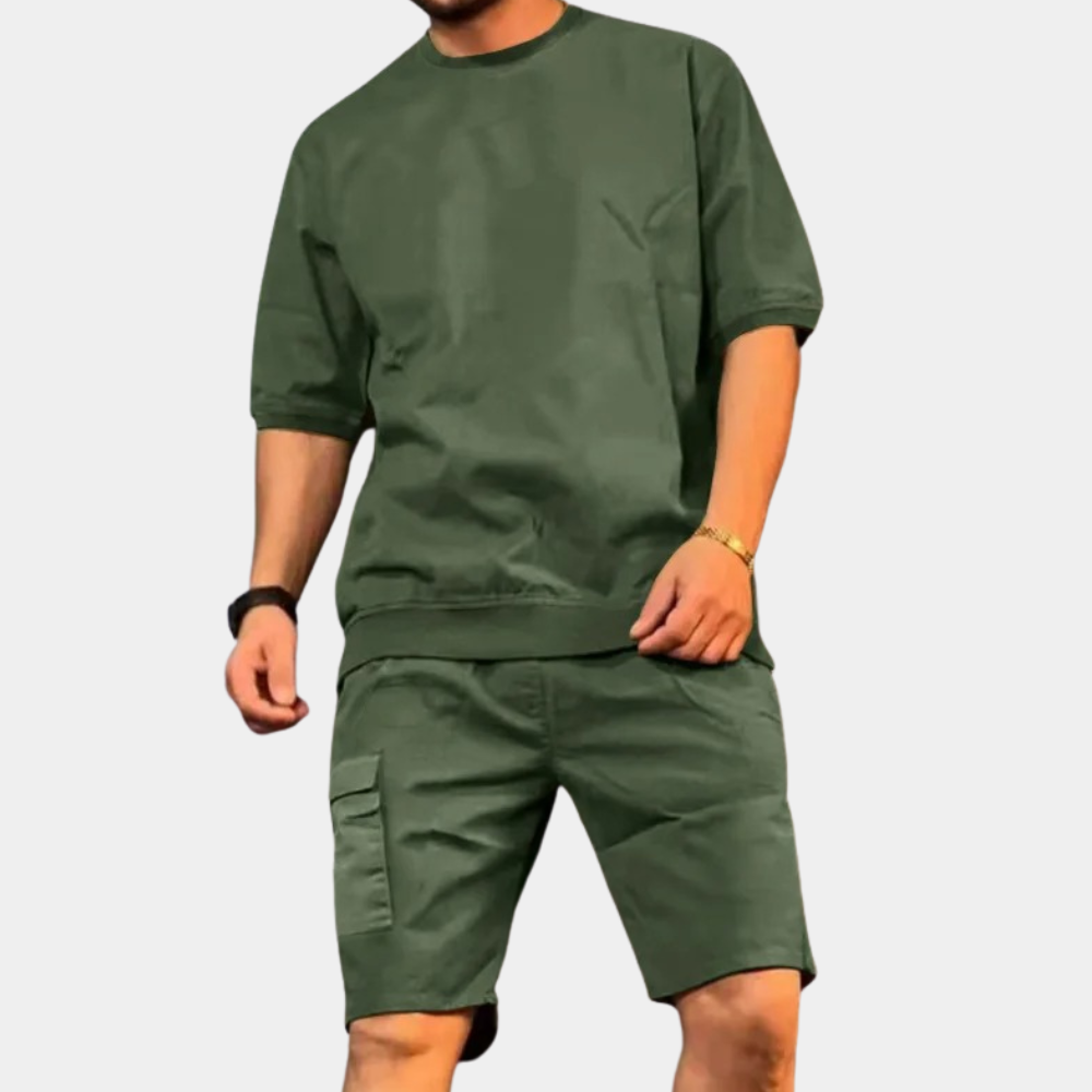 Casual and Comfortable Men's Set for Summer