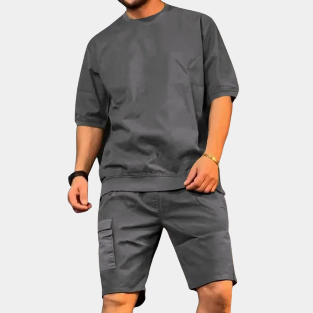 Casual and Comfortable Men's Set for Summer