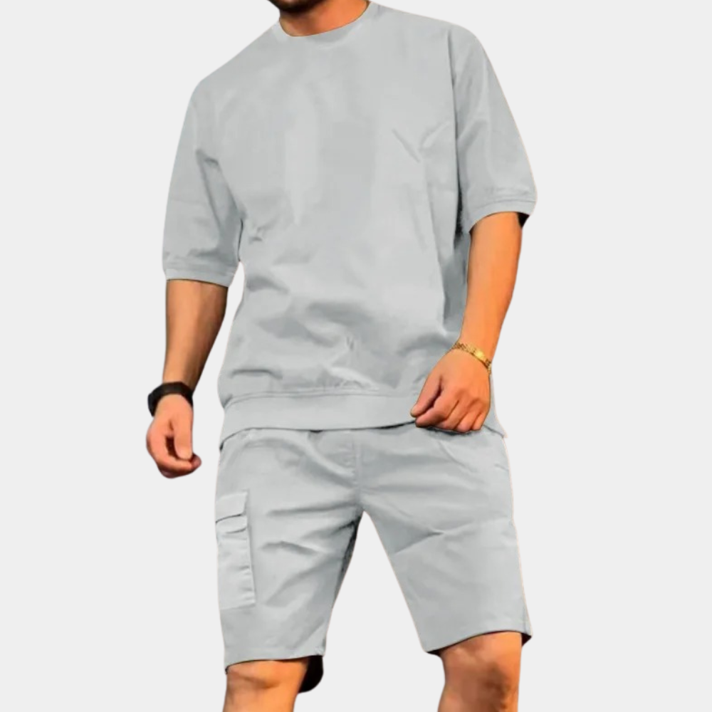 Casual and Comfortable Men's Set for Summer