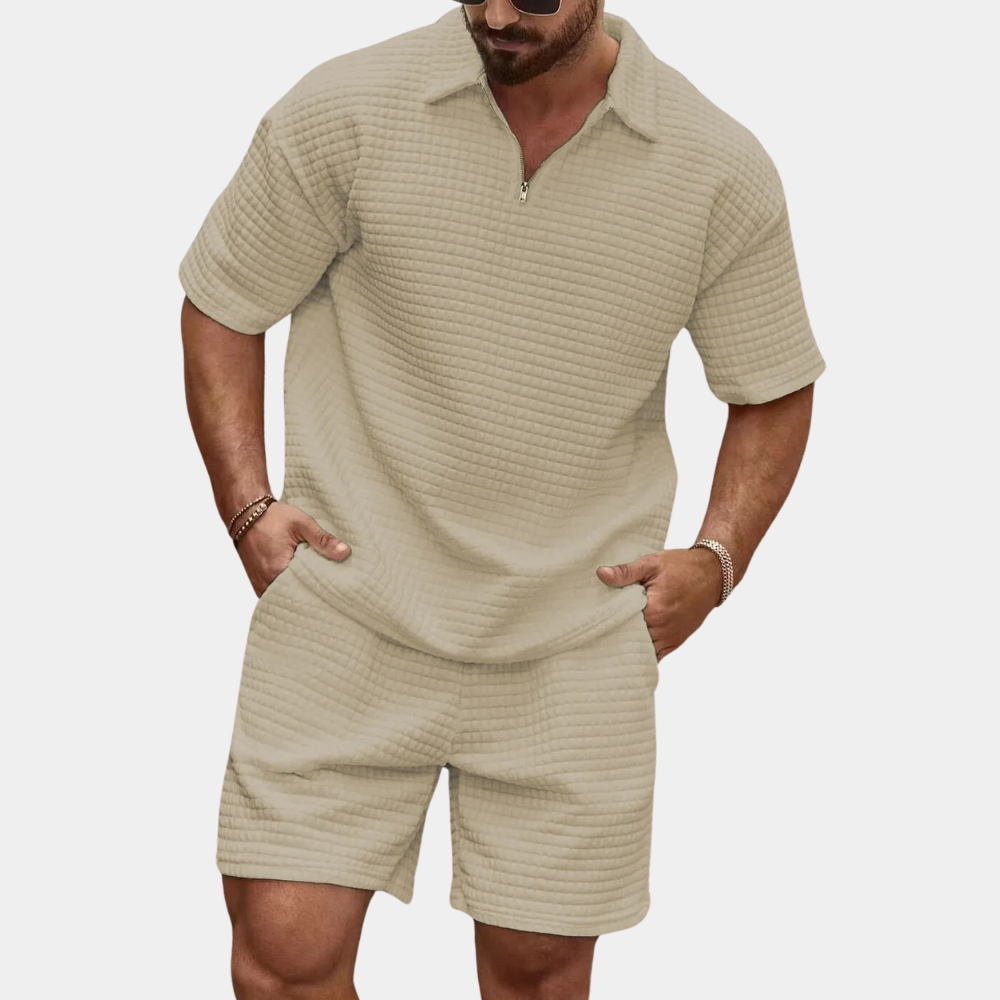 Stylish 2-Piece Men's Set for Summer