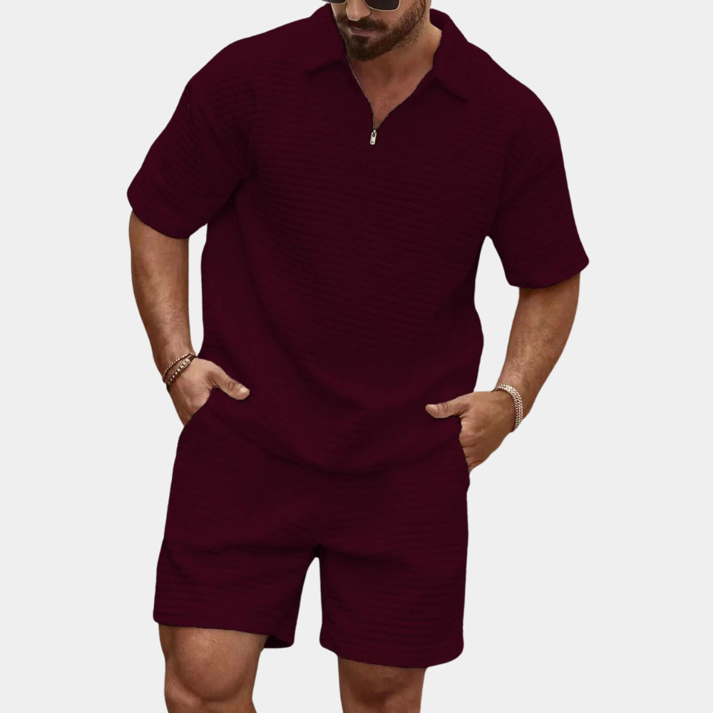 Stylish 2-Piece Men's Set for Summer