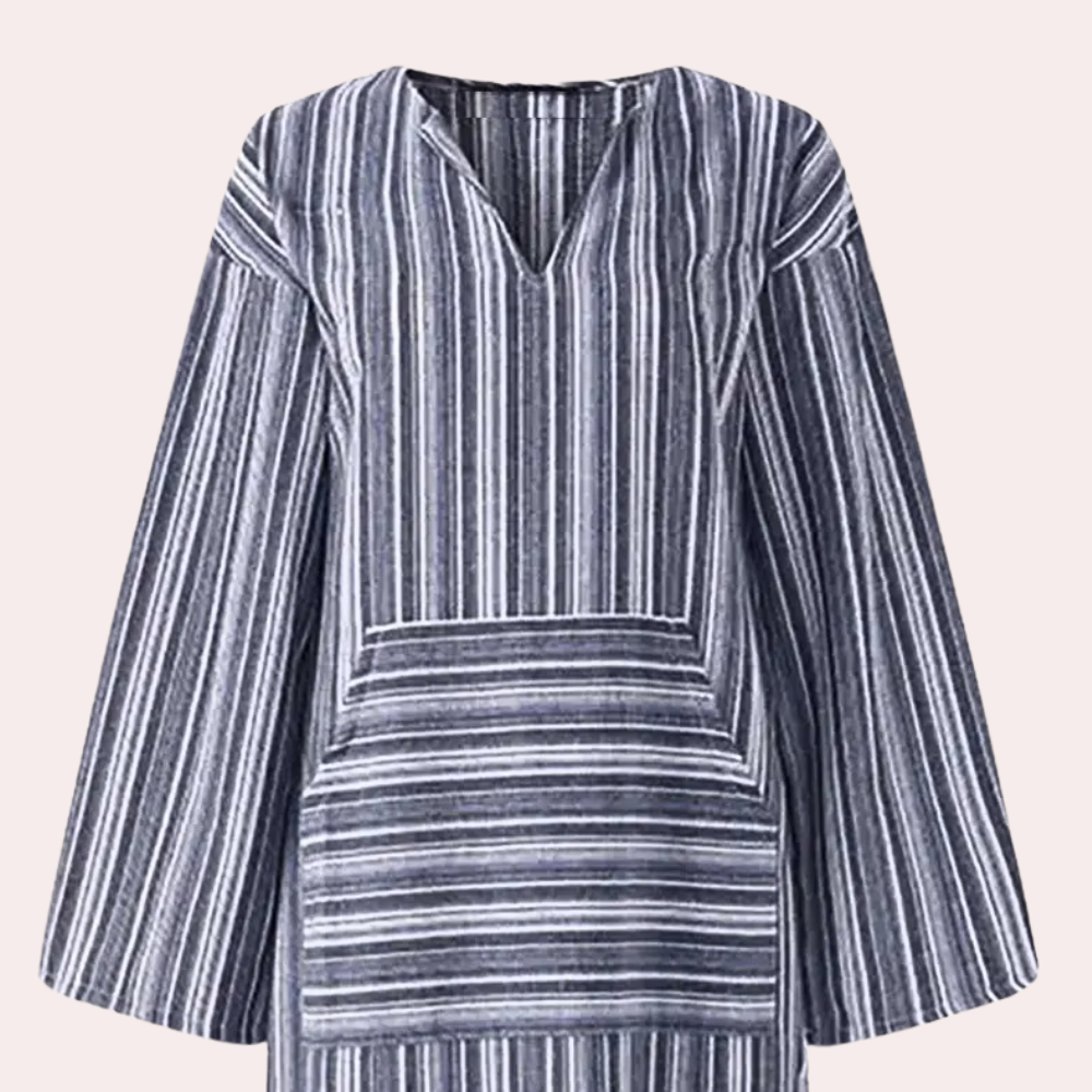 Casual Striped Summer Dress for Women