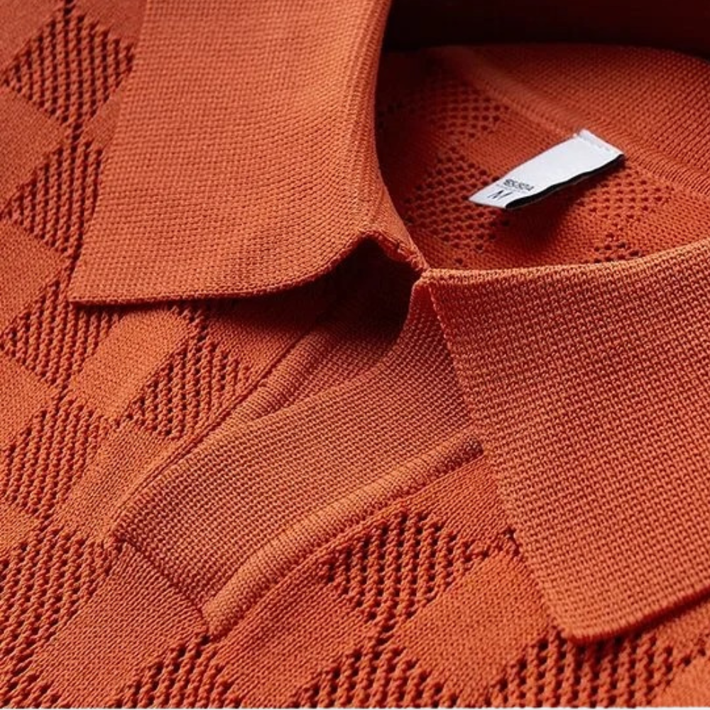 Stylish Knitted Polo Shirt for Men - Perfect for Summer