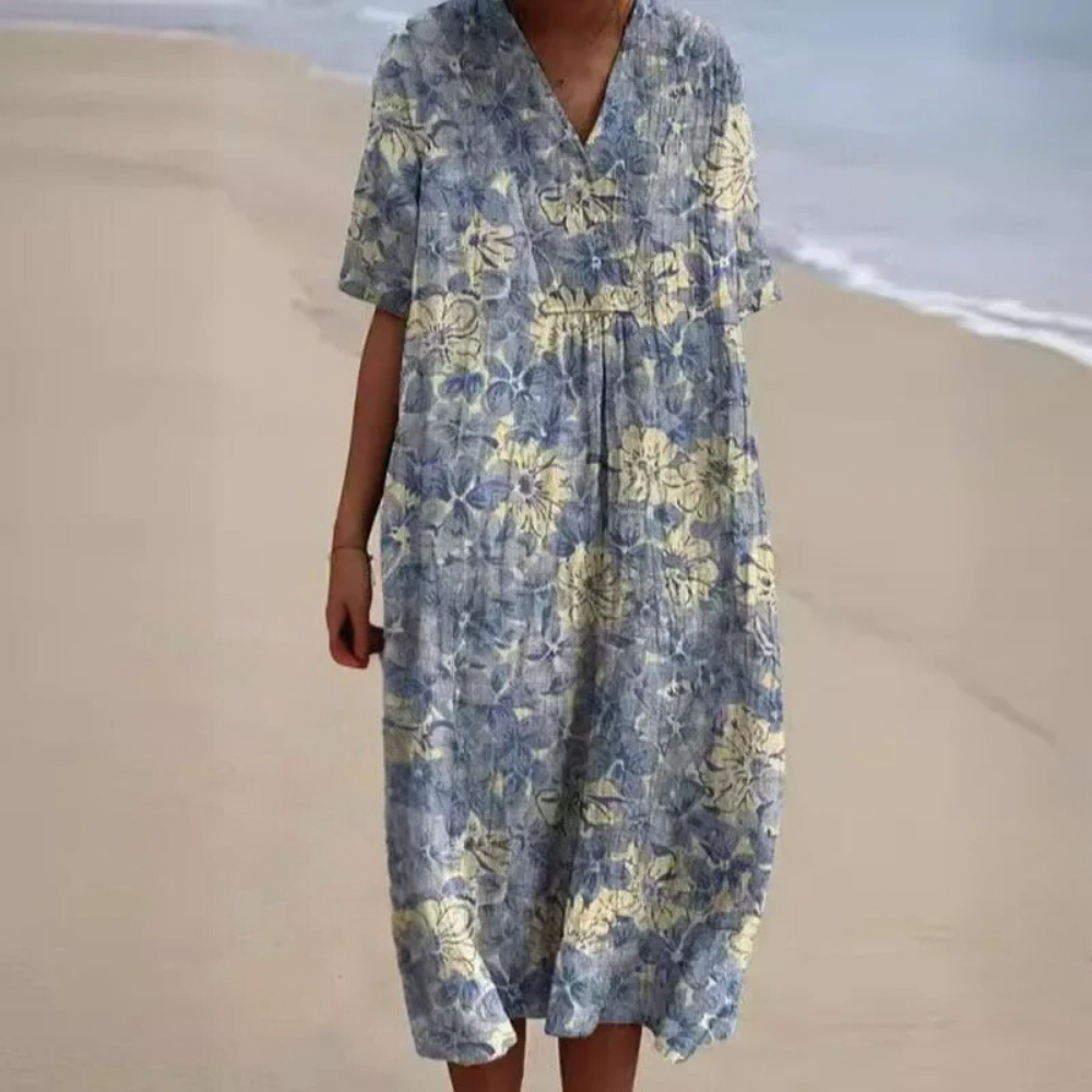 Summer Colourful Floral Dress for Women
