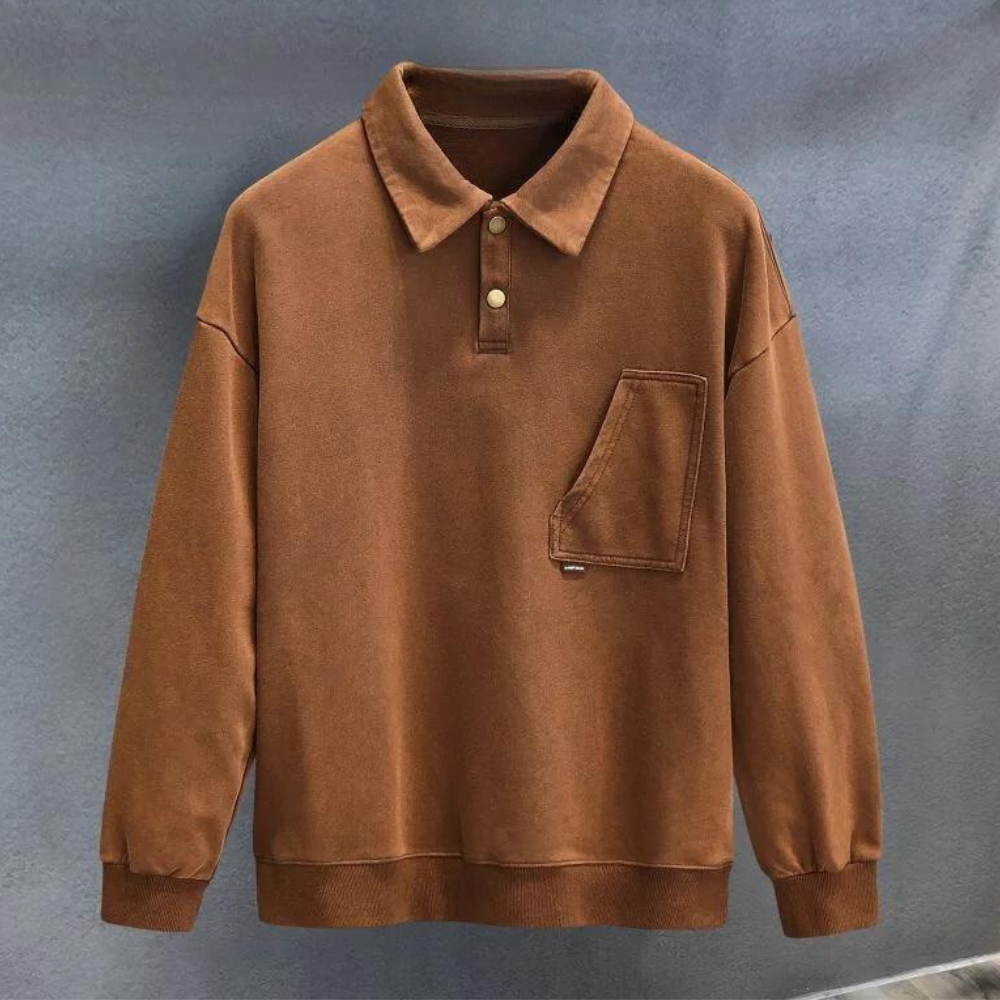 Classic Summer Polo Sweater for Men