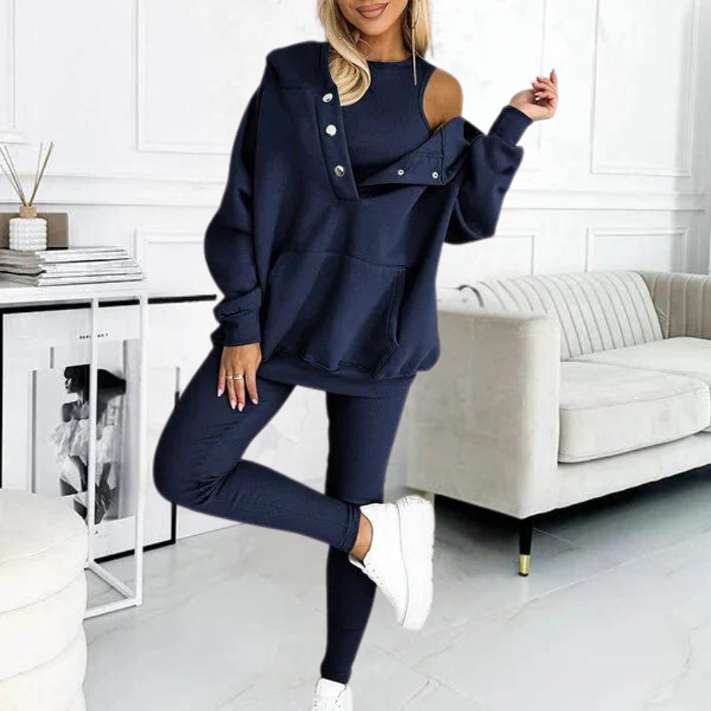 Casca - Comfortable Three-Piece Summer Set for Women