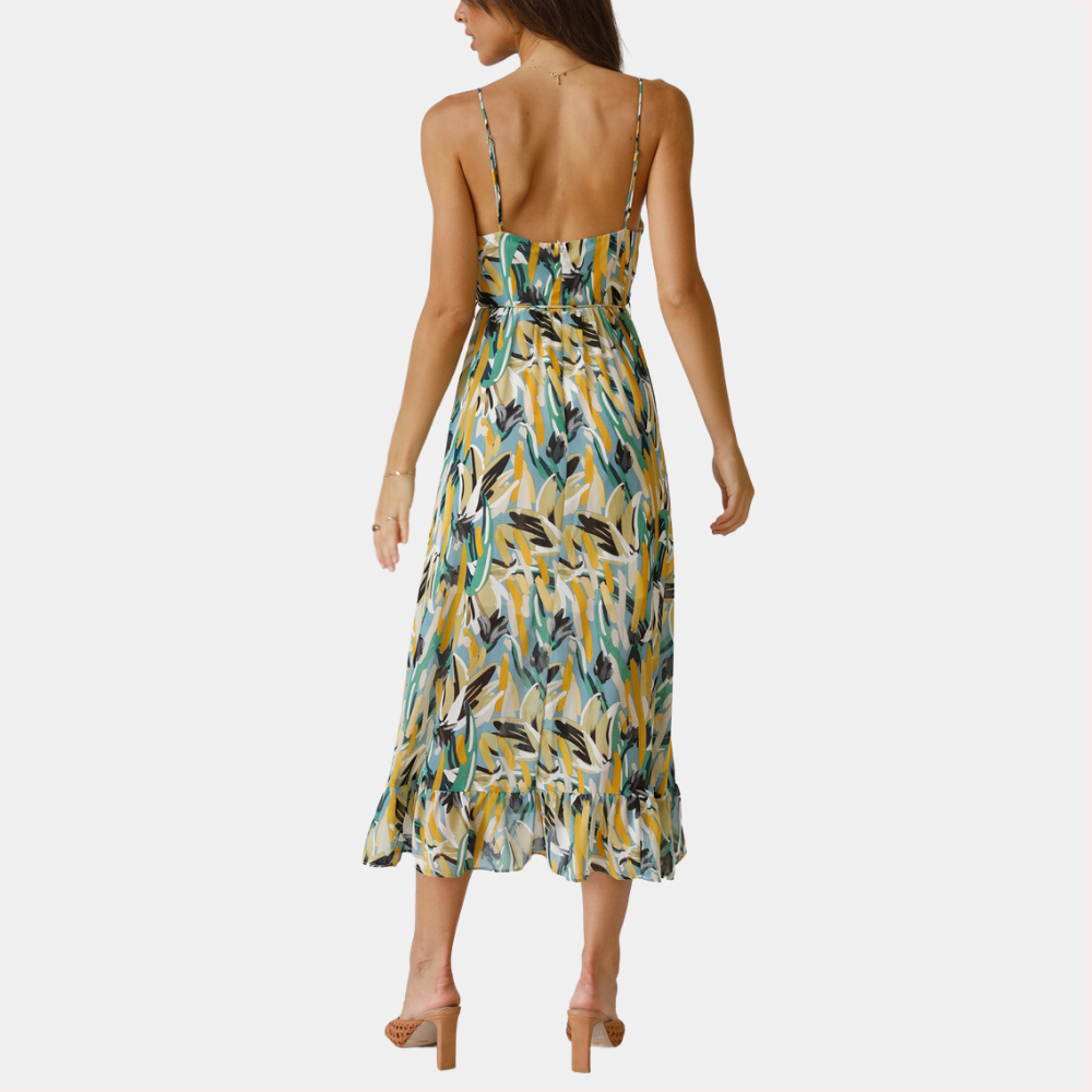 Trella - Airy Summer Midi Dress for Women