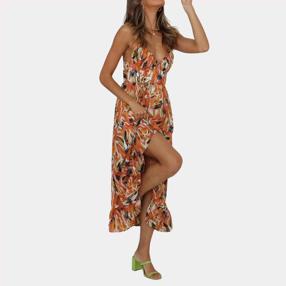 Trella - Airy Summer Midi Dress for Women