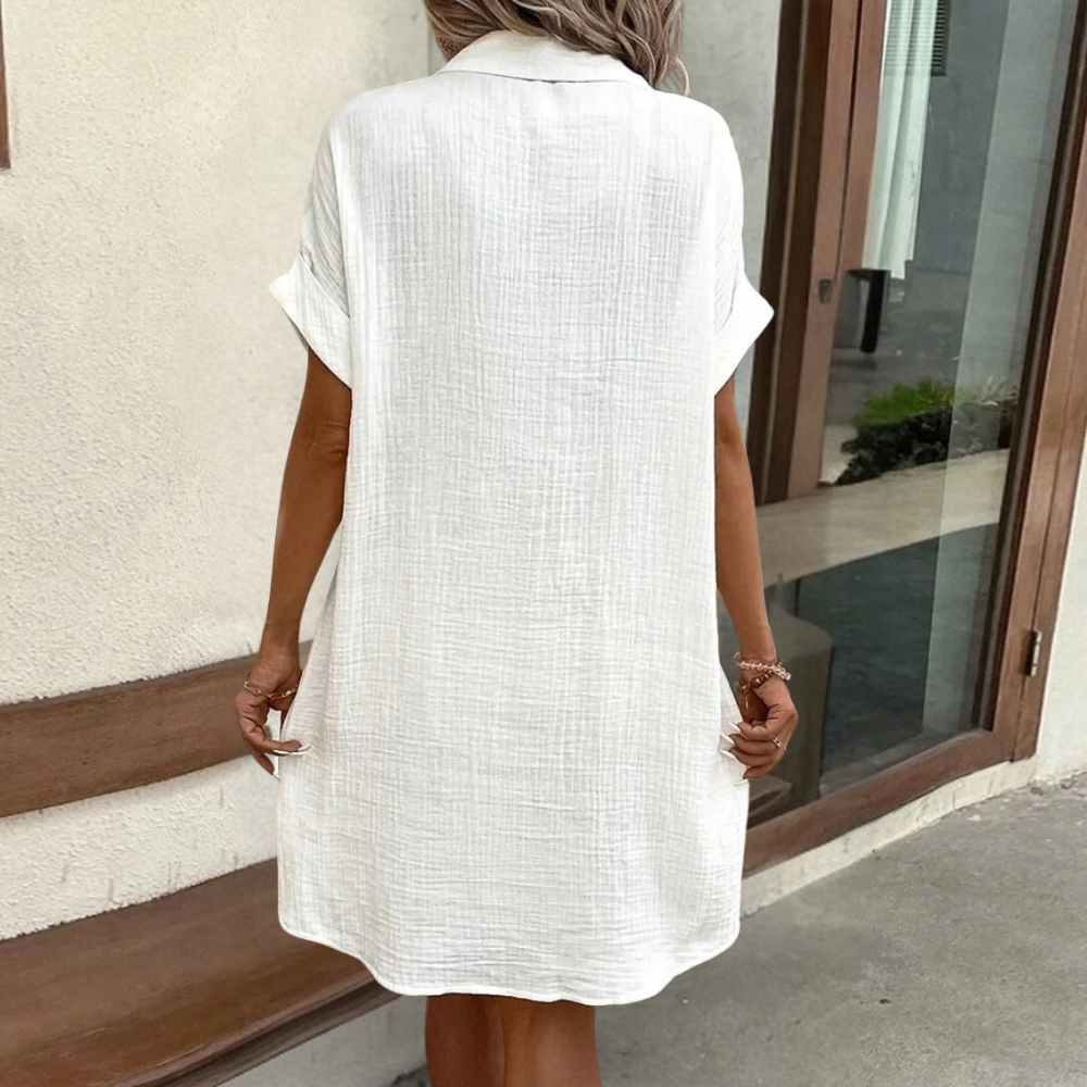 Valeria - Airy Midi Summer Dress for Stylish Women - Perfect for Spring and Summer