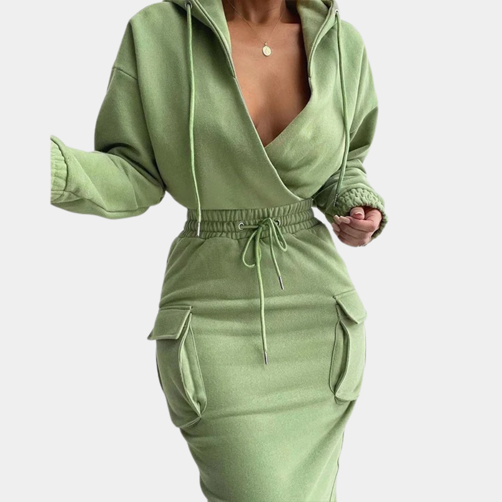 Beeba - Elegant Ladies' Summer Sweater with Hood