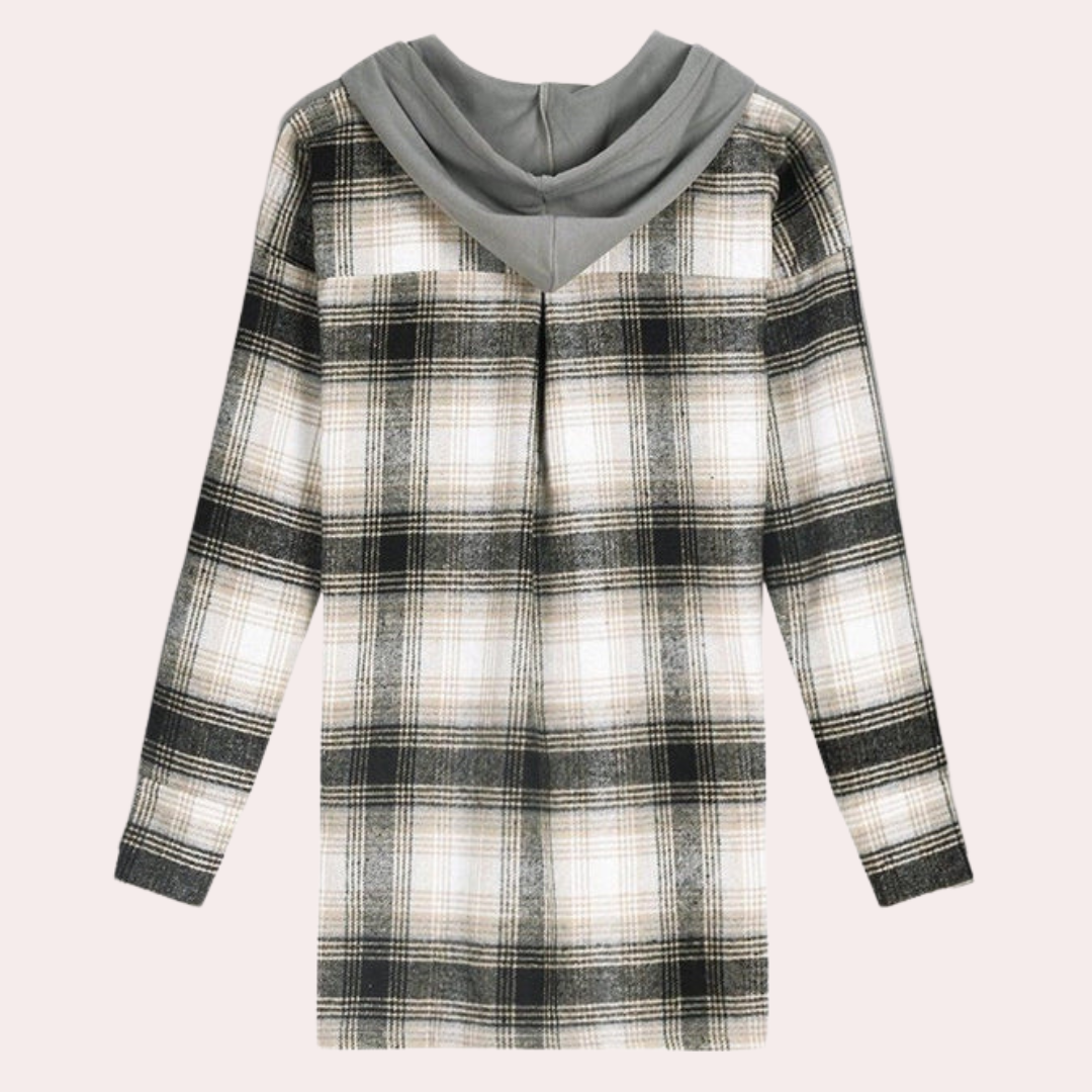 April - Elegant Long Sleeve Jumper in Patchwork Design for Summer