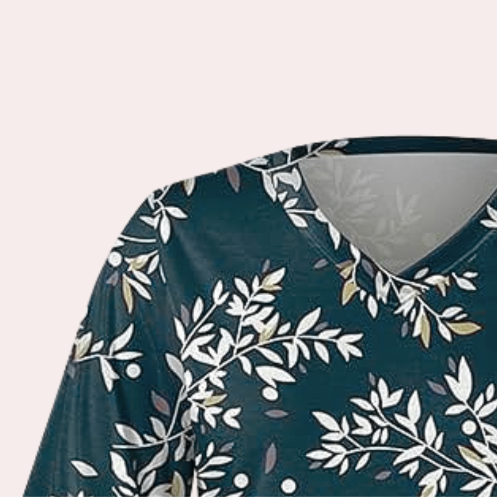 Thais - Classic Vintage Summer Blouse for Women