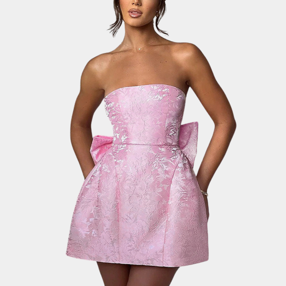 Amelia - Elegant Strapless Cocktail Dress for Women - Perfect for Summer Parties