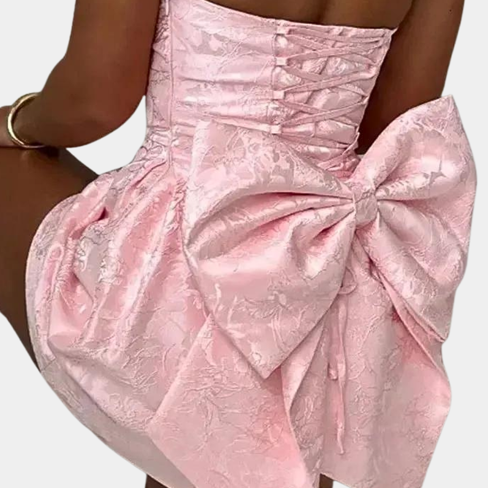 Amelia - Elegant Strapless Cocktail Dress for Women - Perfect for Summer Parties