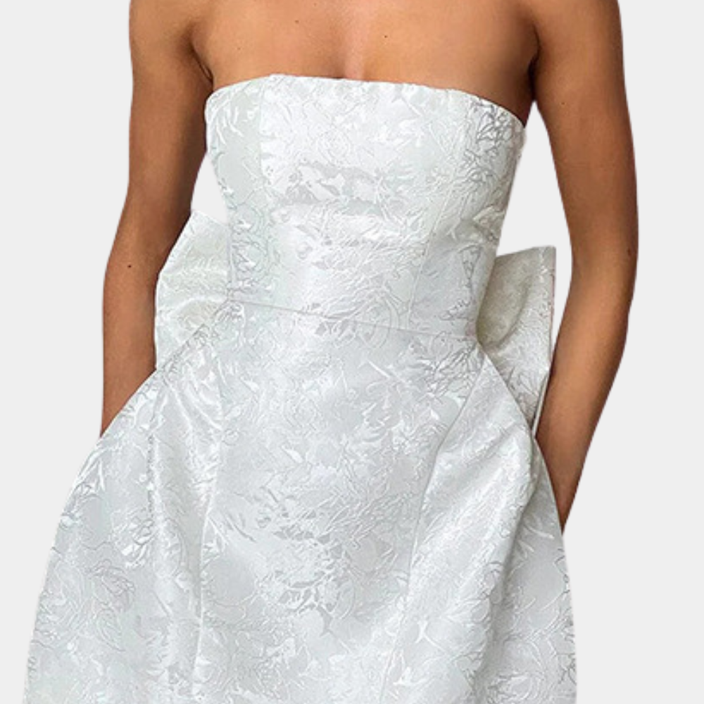 Amelia - Elegant Strapless Cocktail Dress for Women - Perfect for Summer Parties