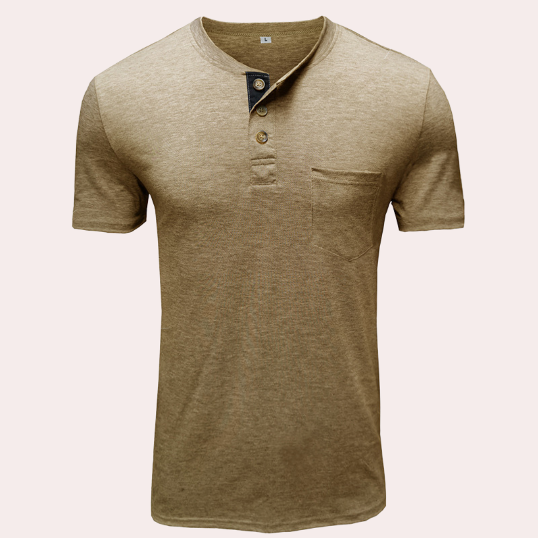 Xaver - Stylish Summer Shirt with Buttons for Men