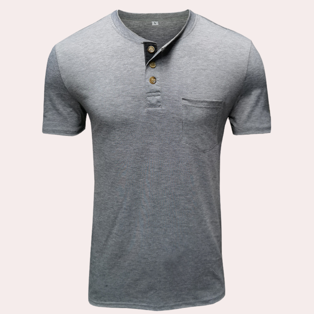 Xaver - Stylish Summer Shirt with Buttons for Men