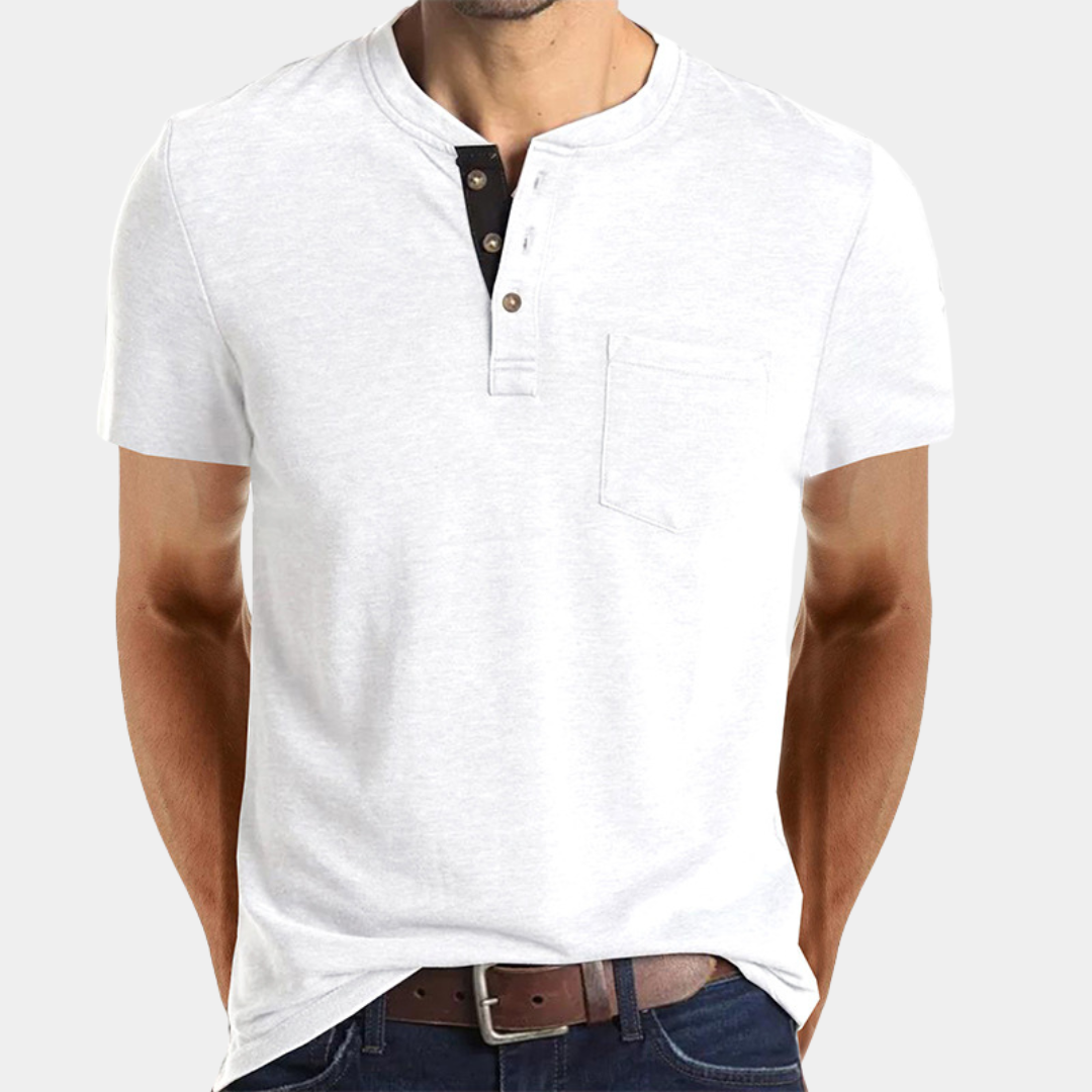 Xaver - Stylish Summer Shirt with Buttons for Men