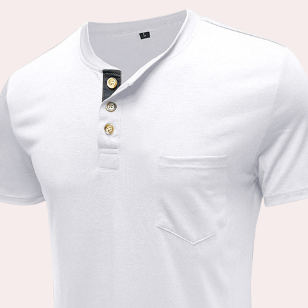 Xaver - Stylish Summer Shirt with Buttons for Men