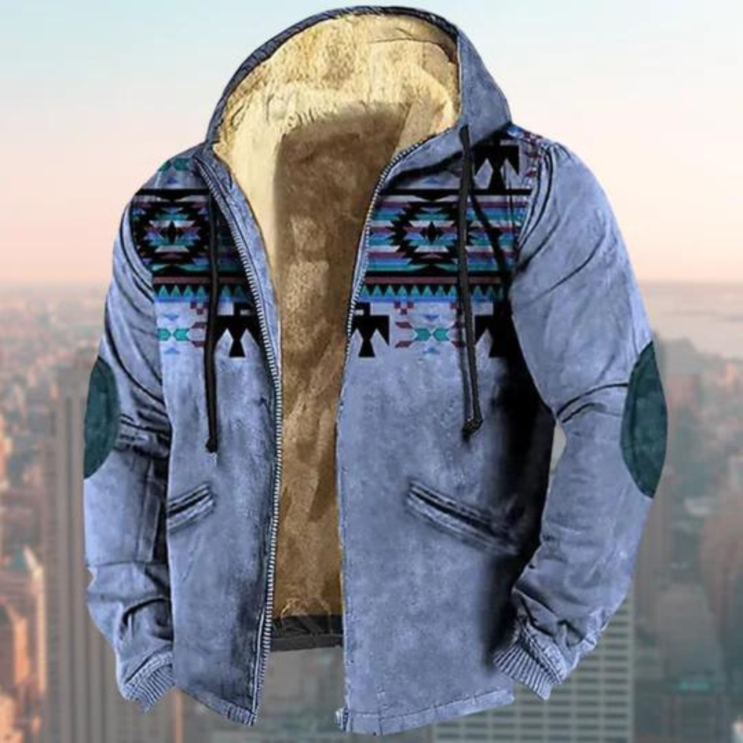 Claus - Men's Summer Jacket with Hood