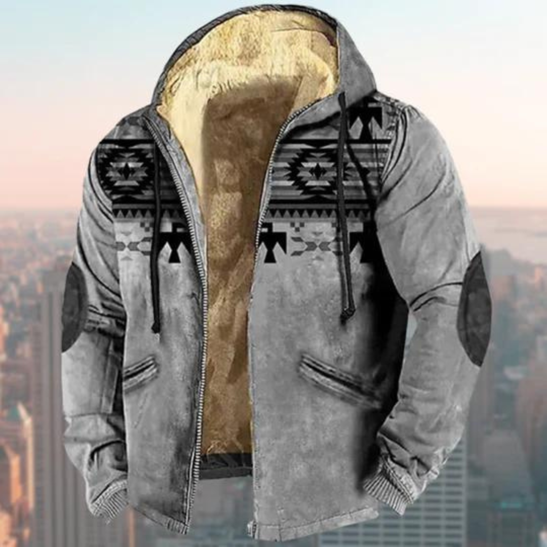 Claus - Men's Summer Jacket with Hood