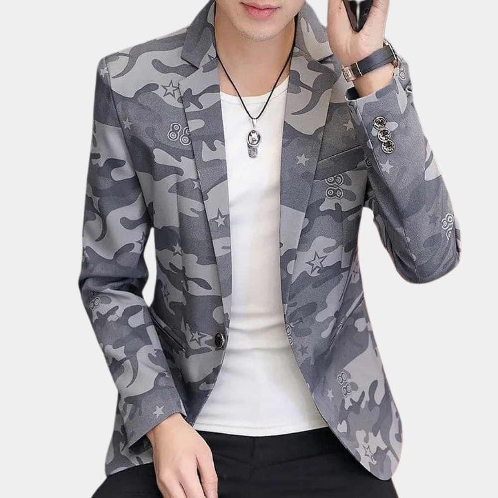 Claudiu - Trendy Camouflage Summer Jacket for Men