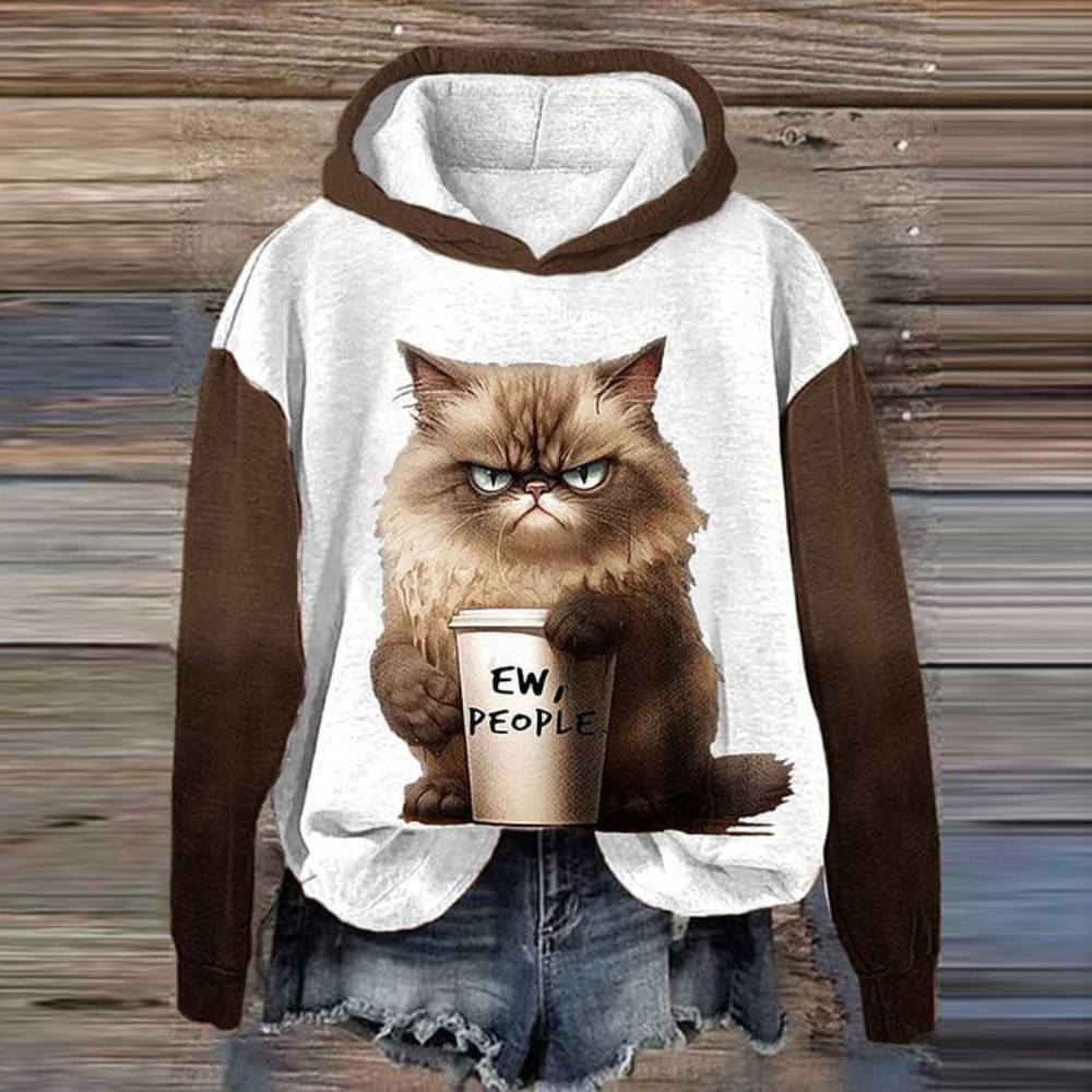 Talia - Stylish Women's Sweater with Bold Animal Print for Summer