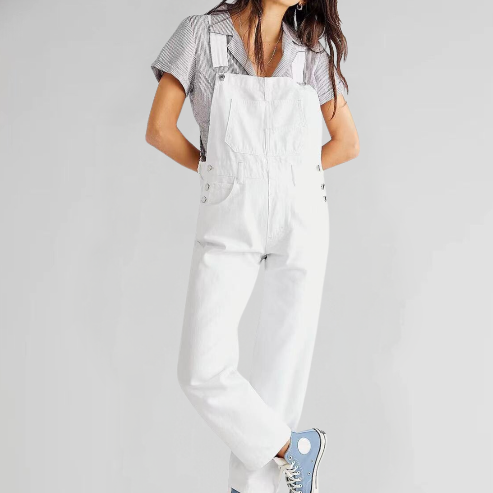 Valeria - Trendy denim jumpsuit for women