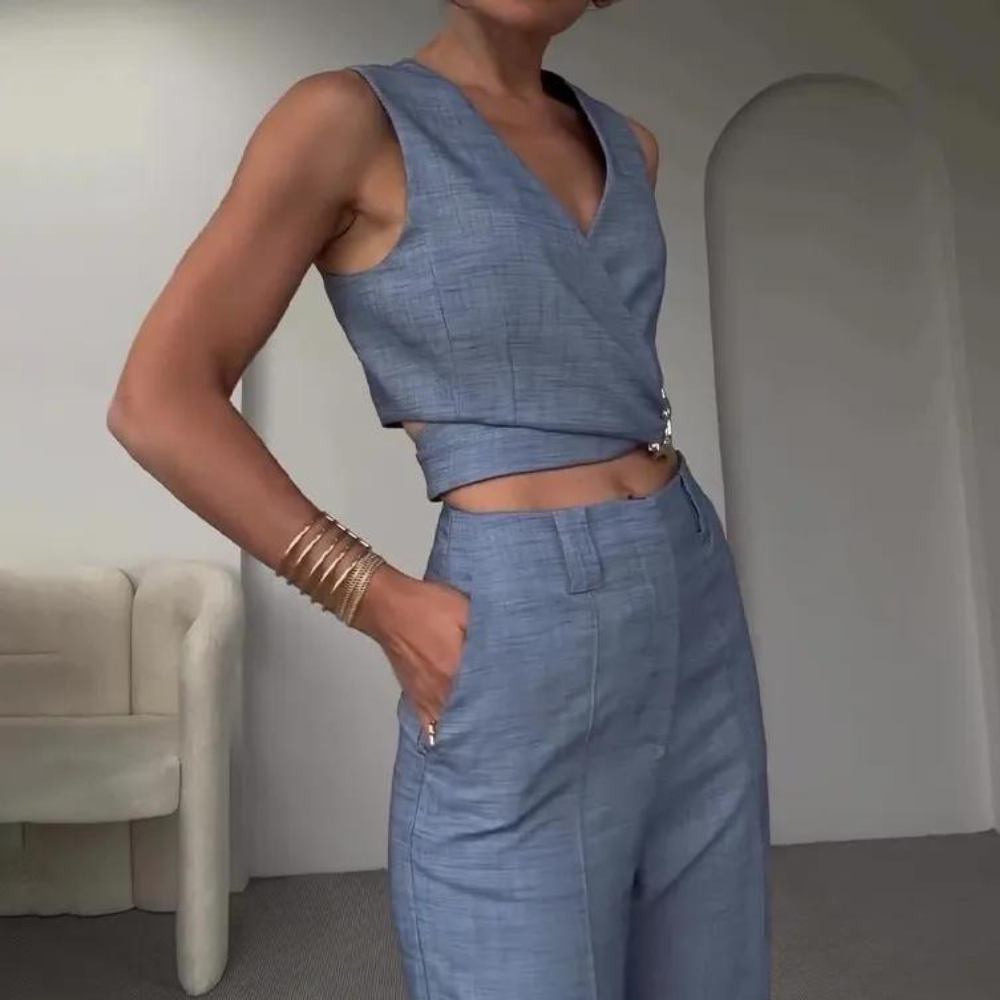 Aleyna - Refined Two-Piece Summer Suit