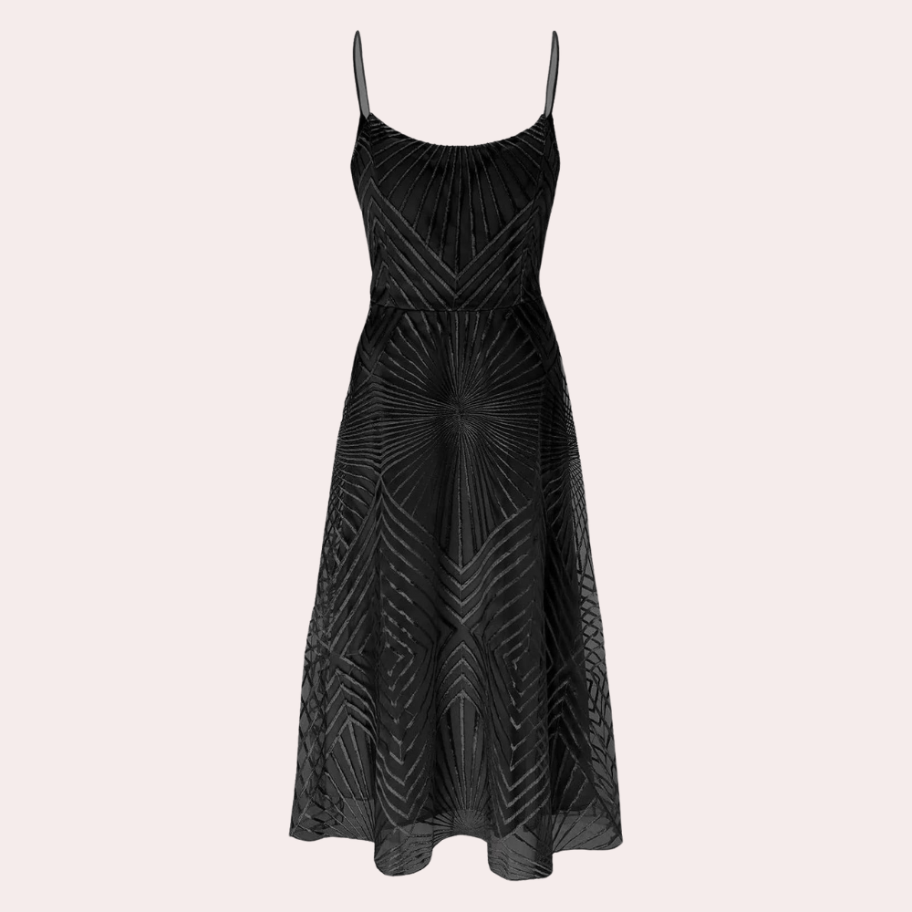 Blanca - Fashionable Summer Dress with Elegant Open Back