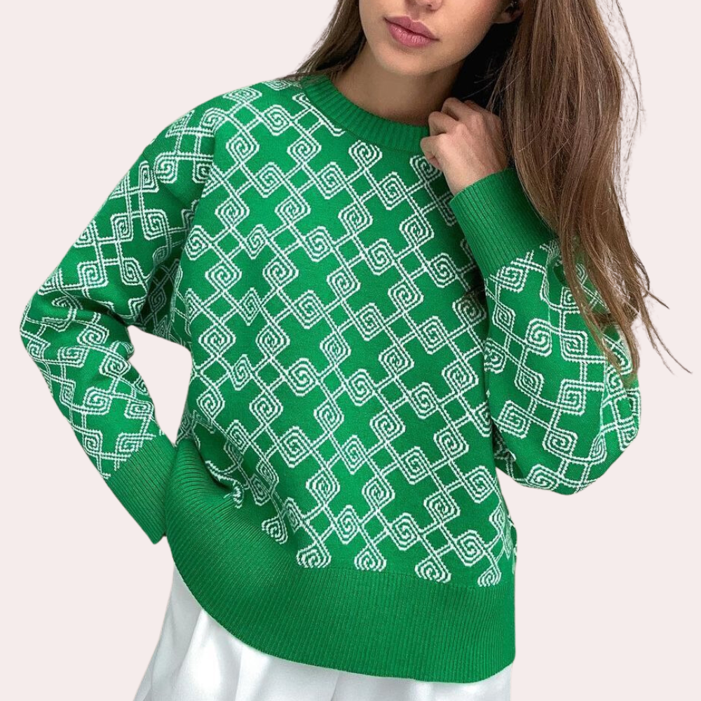 Ameyalli - Comfortable Knitted Women's Sweater for Summer