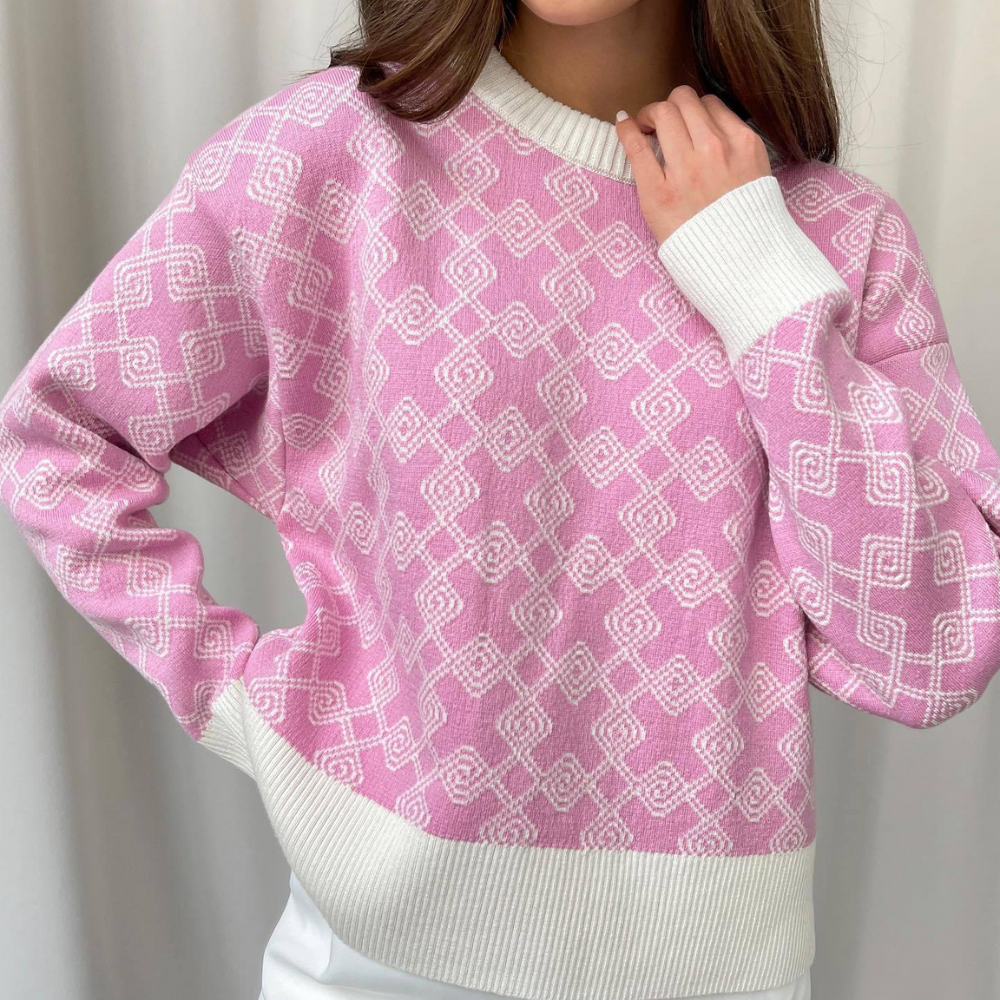 Ameyalli - Comfortable Knitted Women's Sweater for Summer