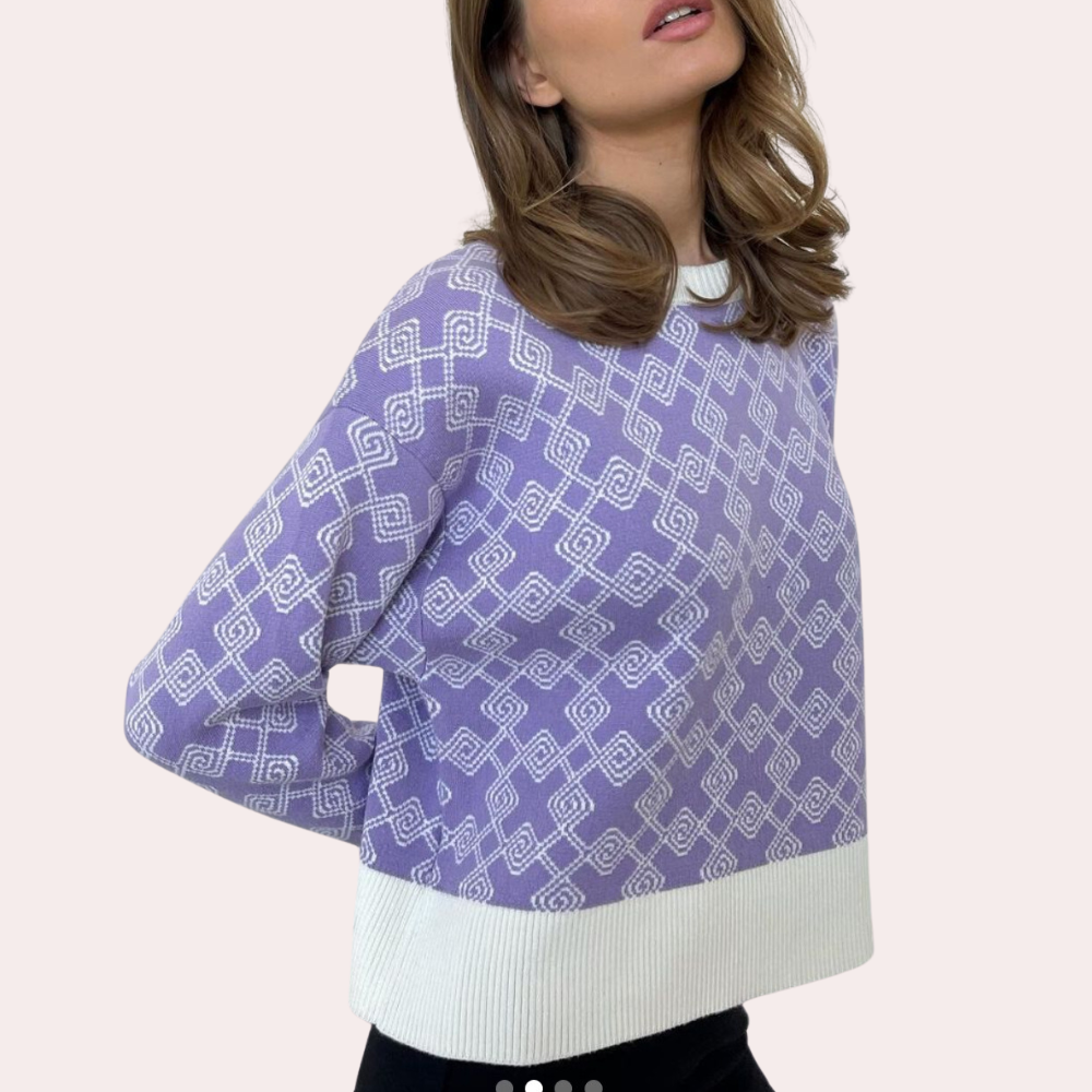 Ameyalli - Comfortable Knitted Women's Sweater for Summer