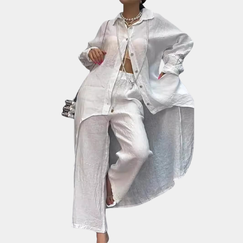 Zina - Trendy and Elegant Summer Two-Piece Set for Women