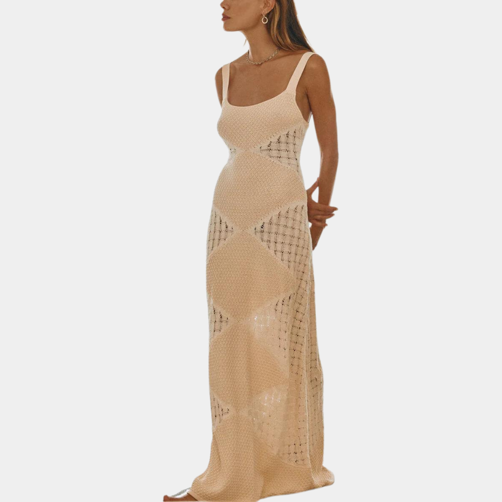 Zaida - Fashionable Knitted Long Dress for Summer