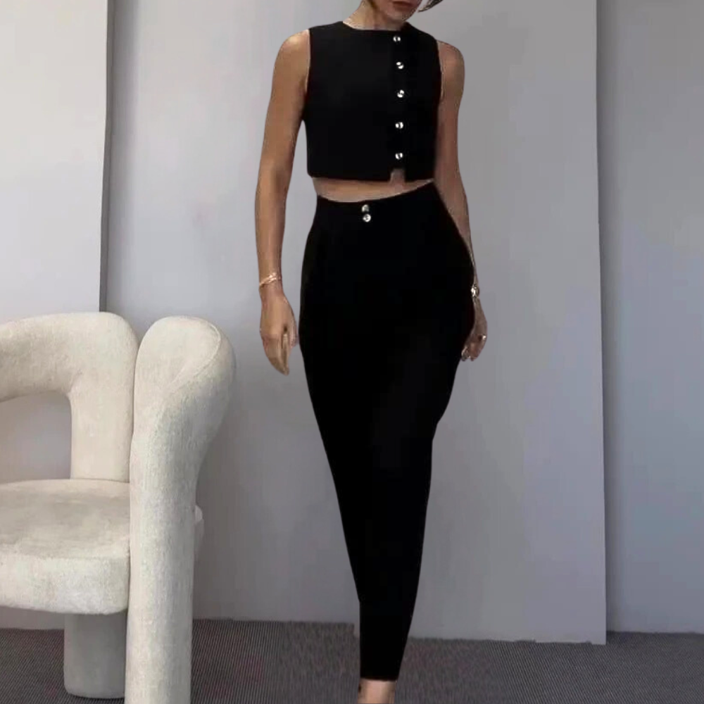 Tatiana – Refined 2-Piece Summer Set for Women