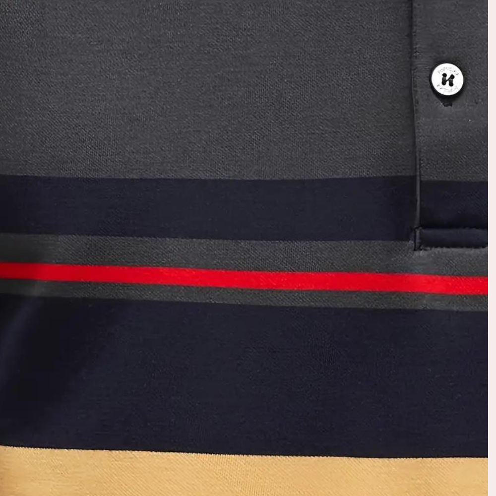Bogdan - Trendy Striped Men's Summer Shirt